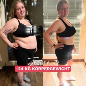 Justine Kältekammer vorher nachher abnehmen -24 kg